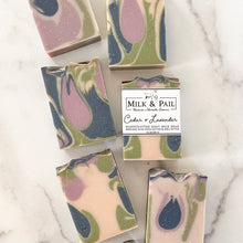 Load image into Gallery viewer, Milk & Pail - Cedar and Lavender Goat Milk Soap Bar