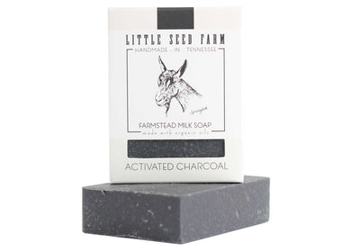 Little Seed Farm Activated Charcoal Facial And Body Bar Soap