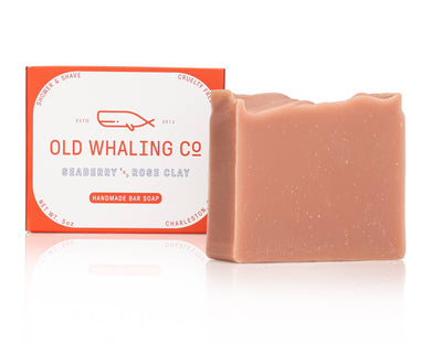 Old Whaling Company Seaberry + Rose Clay Bar Soap