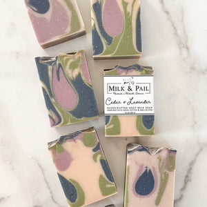 Milk & Pail - Cedar and Lavender Goat Milk Soap Bar