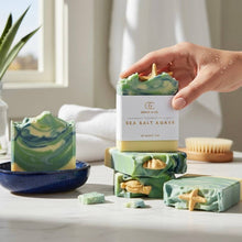 Load image into Gallery viewer, Gracie &amp; Co 1942 - Sea Salt Agave – Ocean-Fresh Luxury Soap