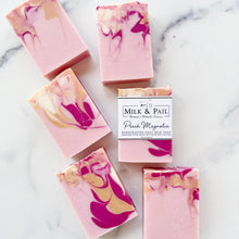 Load image into Gallery viewer, Milk &amp; Pail - Peach Magnolia Goat Milk Soap Bar