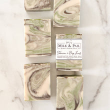 Load image into Gallery viewer, Milk &amp; Pail - Tobacco &amp; Bay Leaf Goat Milk Soap Bar