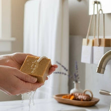 Load image into Gallery viewer, Gracie &amp; Co 1942 - Orange Patchouli &amp; Sea Moss Soap Bar