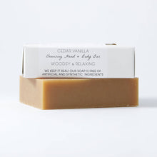 Load image into Gallery viewer, Little Seed Farm - Cedar Vanilla Bar Soap - Warm &amp; Woodsy