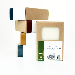 Twisted Tomboy FOR MEN | Handcrafted 'Manly' Soap Bars 'The Ruggedly Handsome Man' (Oakmoss+Amber)