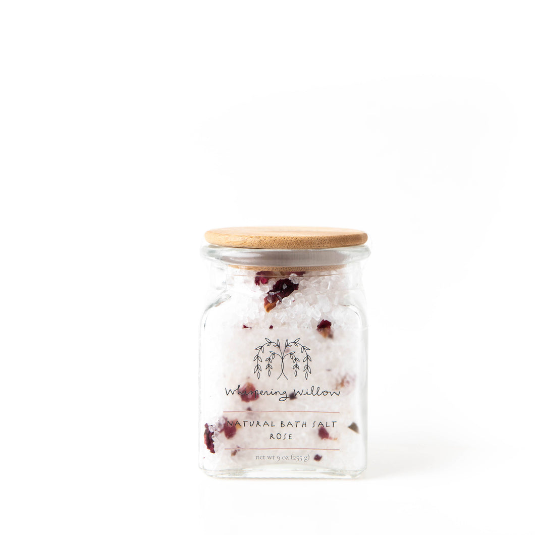 Whispering Willow Rose Natural Bath Salts